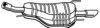 VAUXH 13150685 End Silencer